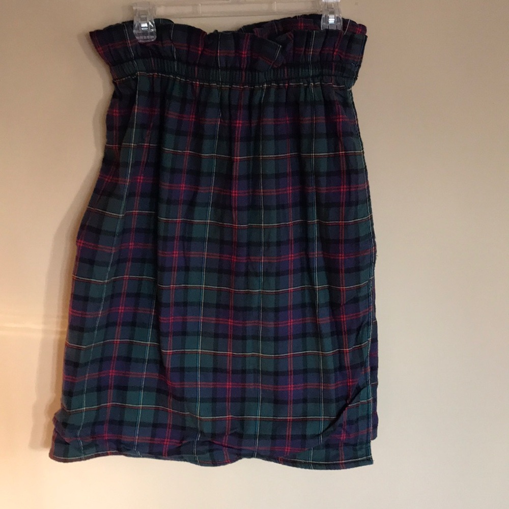 NWOT plaid half robe